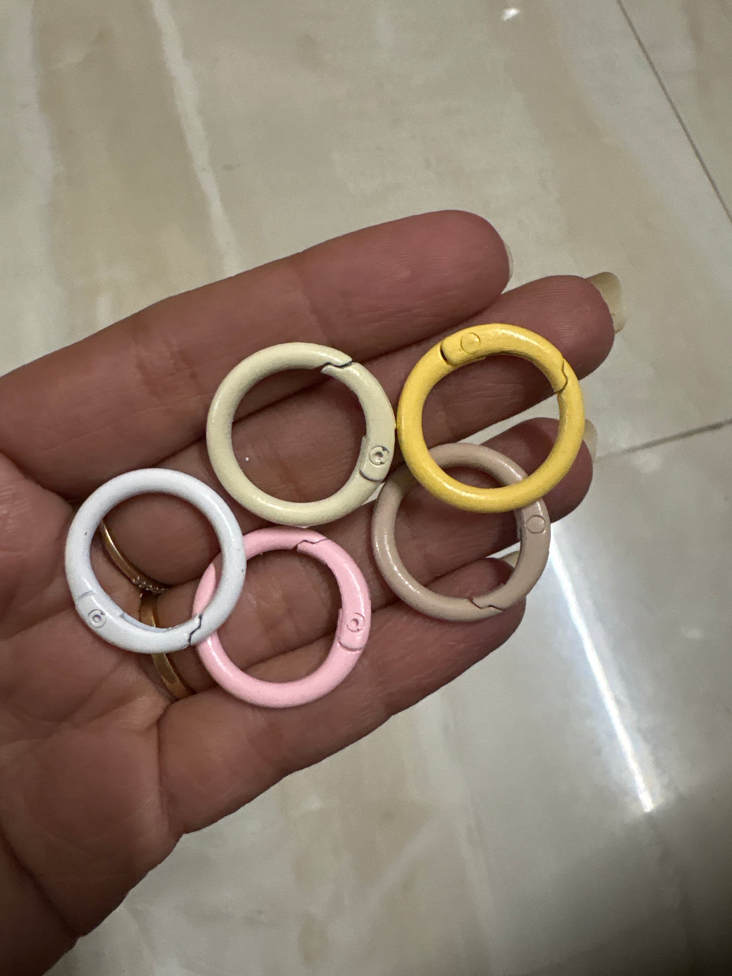 Pastel O Ring KeyChain