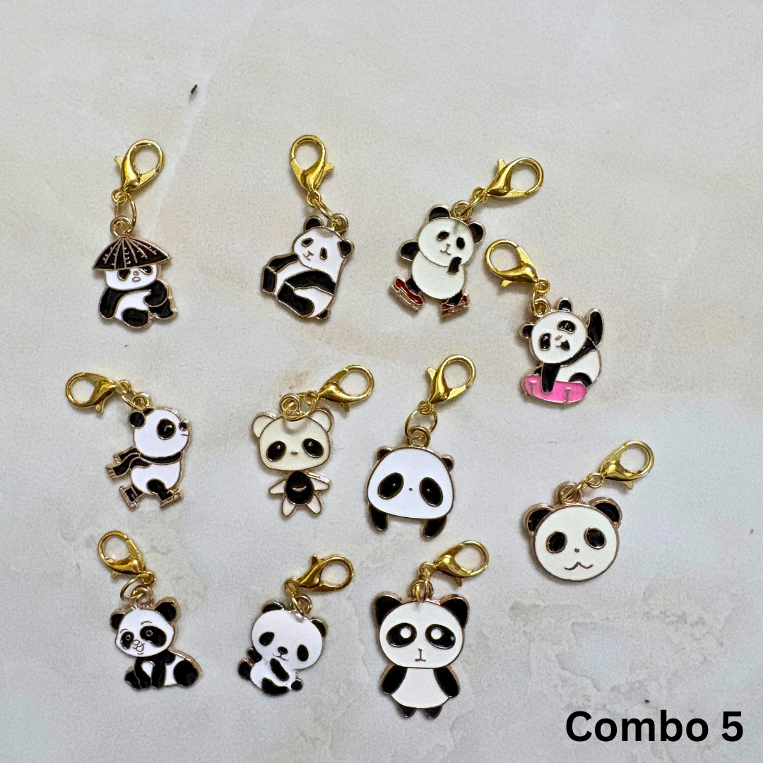 Enamel Charm Markers - Panda Squad