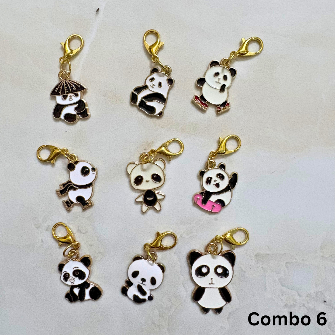 Enamel Charm Markers - Panda Squad