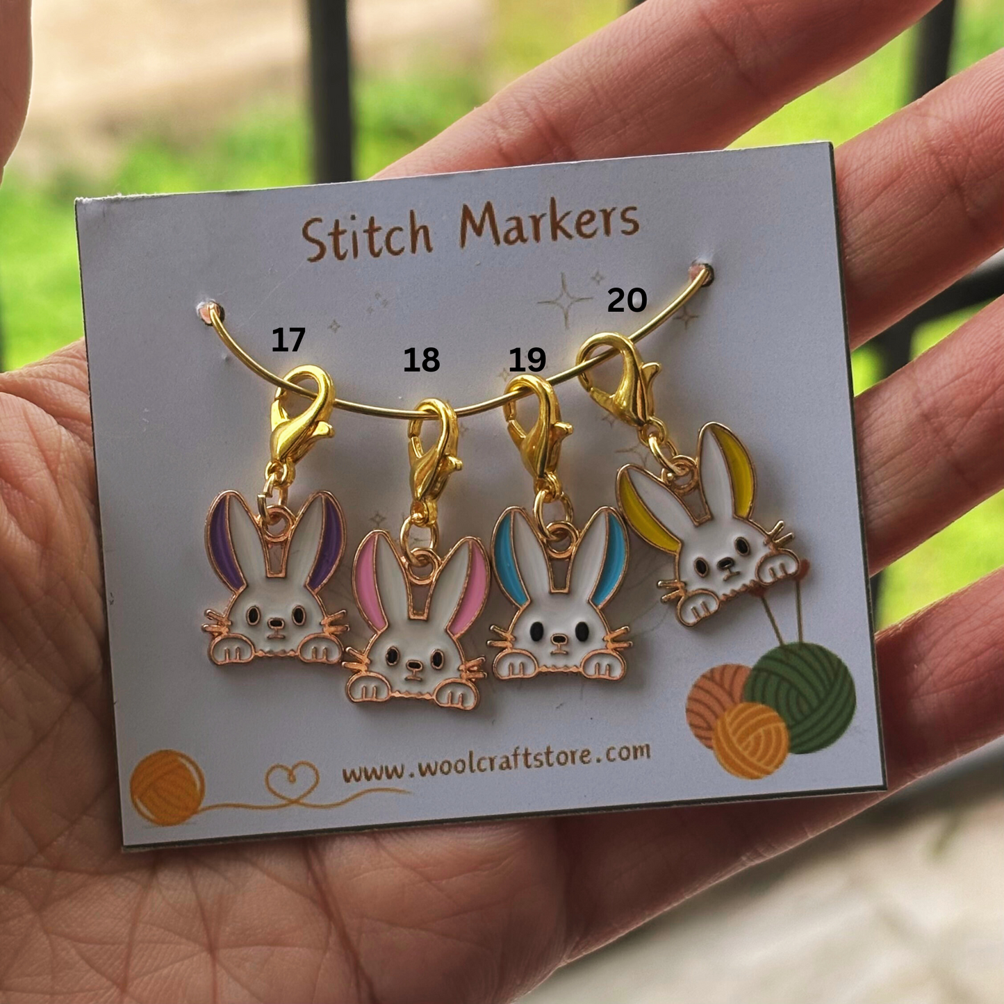 Enamel Stitch Markers