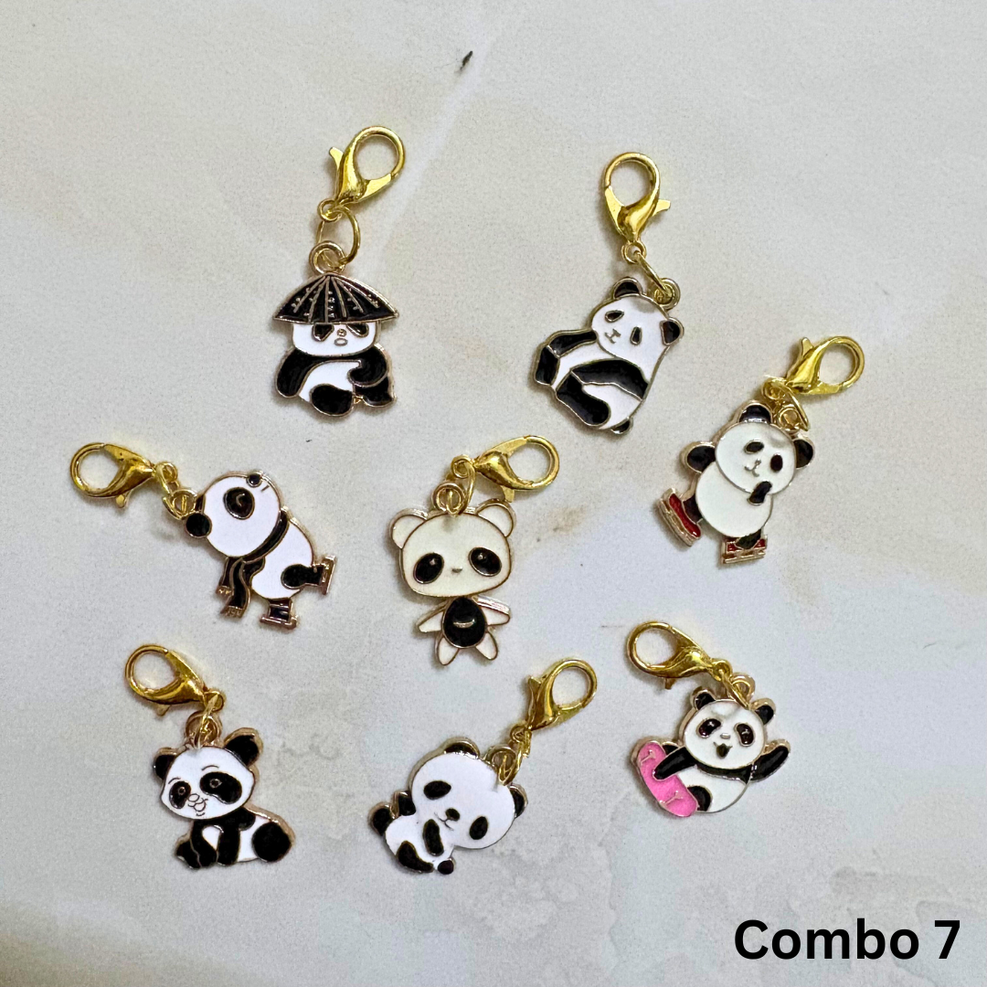 Enamel Charm Markers - Panda Squad