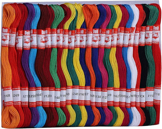 Doli Embroidery Threads - Individual Shades