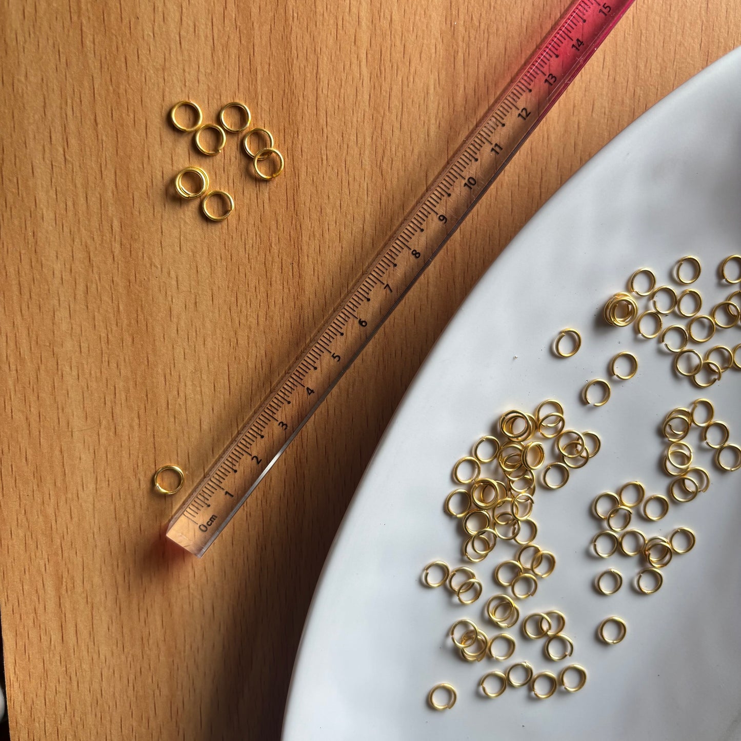 Brass with 18k Gold Plated - Jumpring - Anti Tarnish