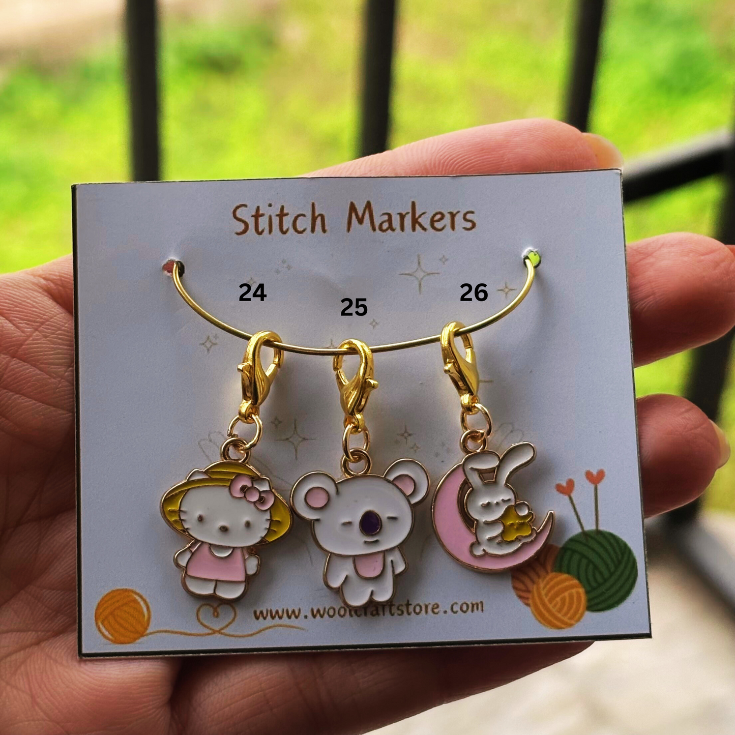 Enamel Stitch Markers