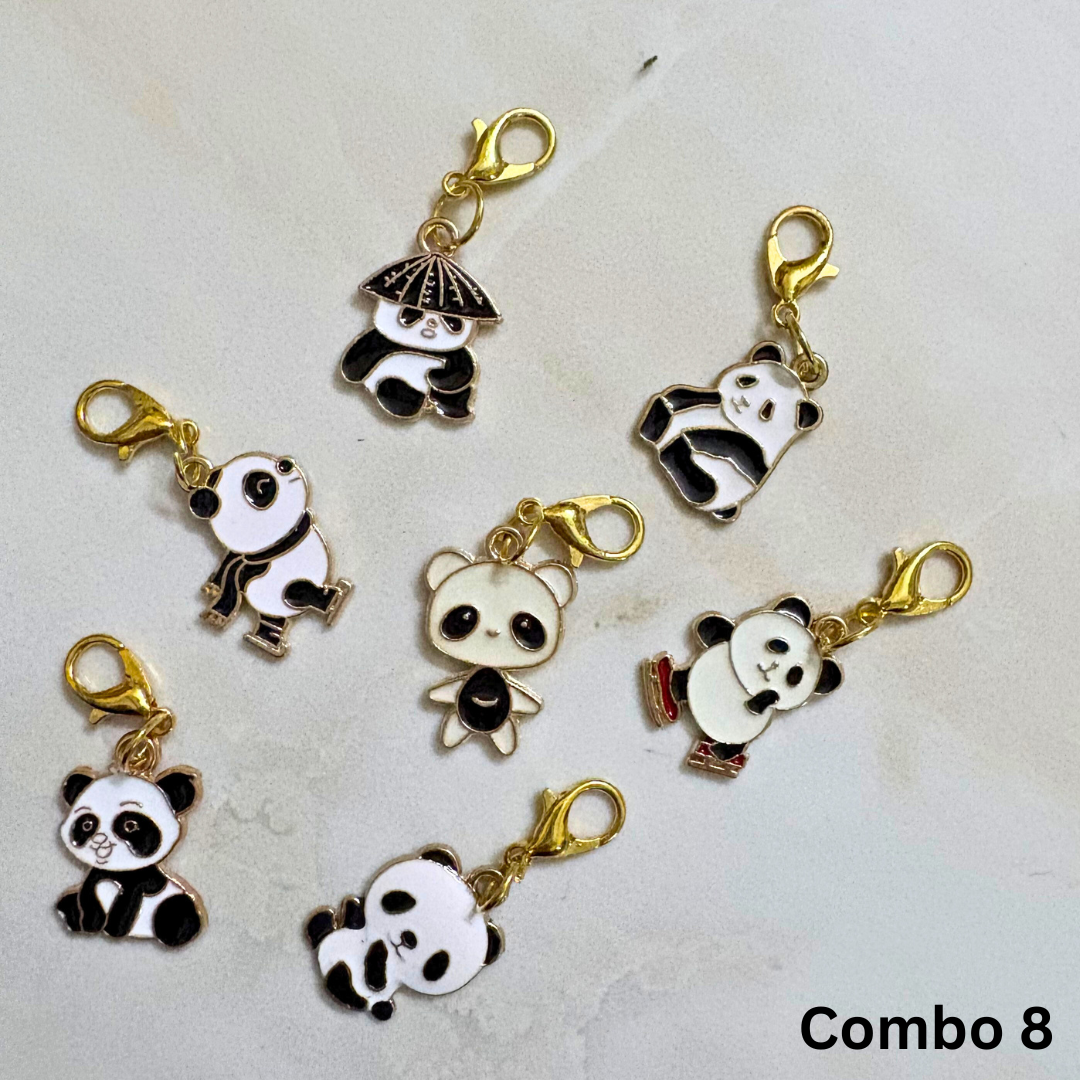 Enamel Charm Markers - Panda Squad