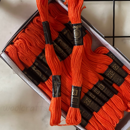 Rangoli Threads - Orange Hues