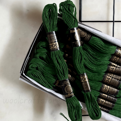 Rangoli Threads - Green Hues II