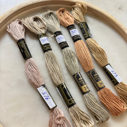 Embroidery Threads - Neautral Hues II