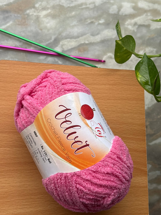 Thin Velvet Yarn - Taj Shade 11