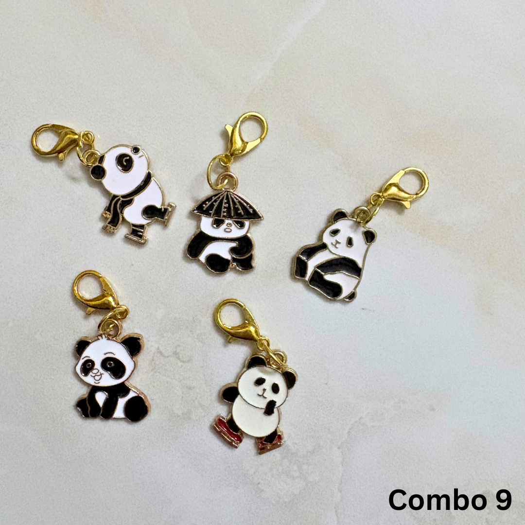 Enamel Charm Markers - Panda Squad