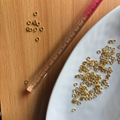 Brass with 18k Gold Plated - Jumpring - Anti Tarnish