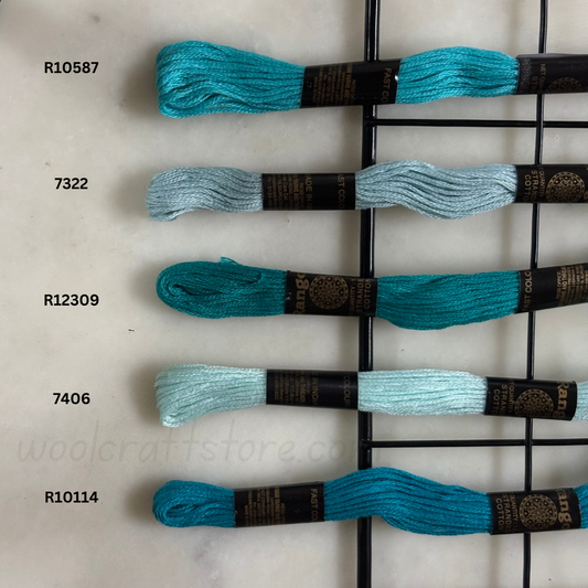 Rangoli Threads - Blue Hues II