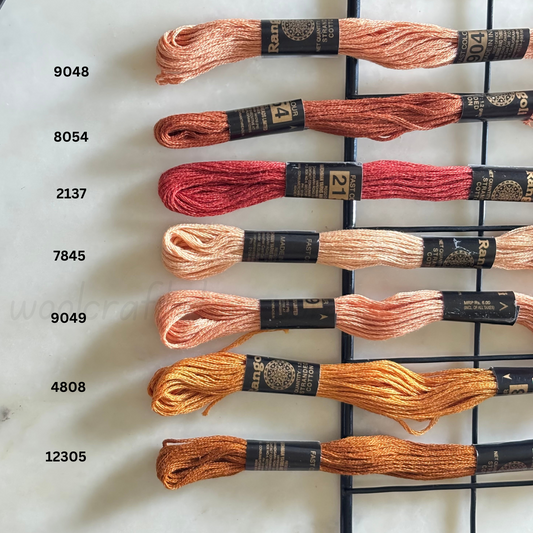 Rangoli Threads - Earthy Hues II