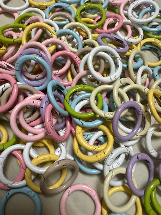 Pastel O Ring KeyChain