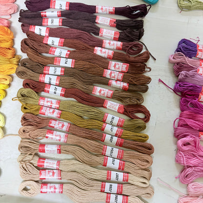 Doli Embroidery Threads - Individual Shades