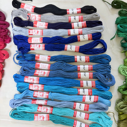 Doli Embroidery Threads - Individual Shades