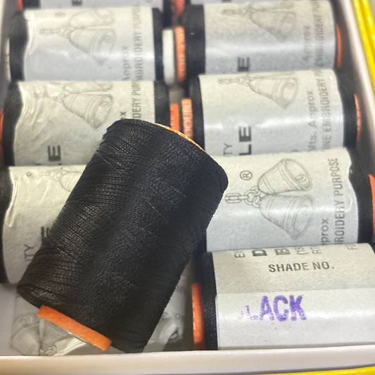 Silk Thread - Double Bell Black