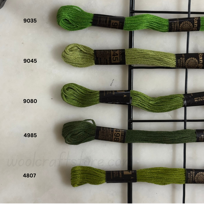 Rangoli Threads - Green Hues I
