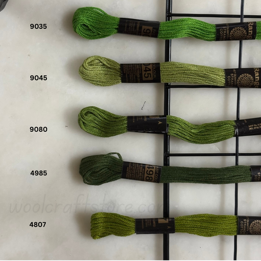 Rangoli Threads - Green Hues I