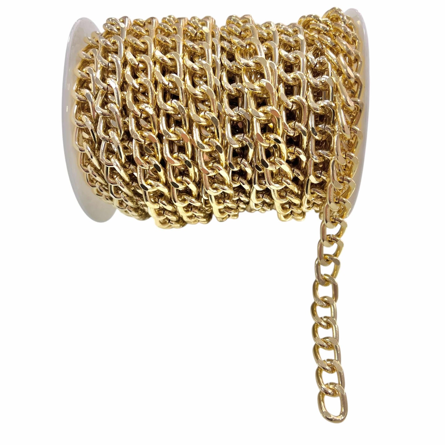 Metal Bag Chain (Gold - No Hook) - 1 metre