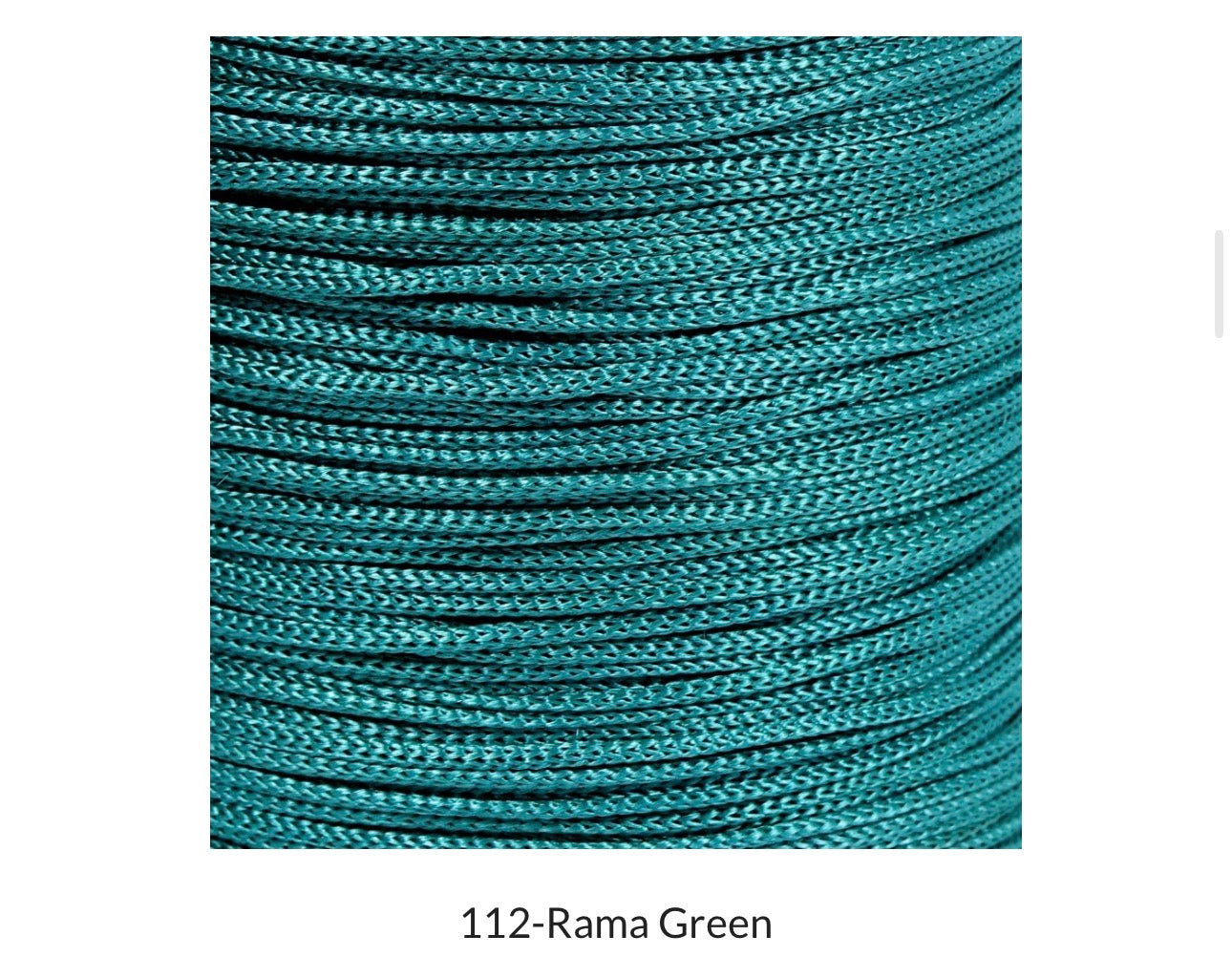 Purse Thread (1mm) - 112 Rama Green
