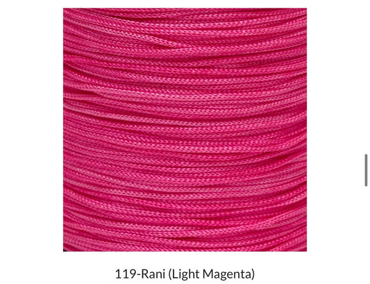 Purse Thread (1mm) - 119 Rani Pink