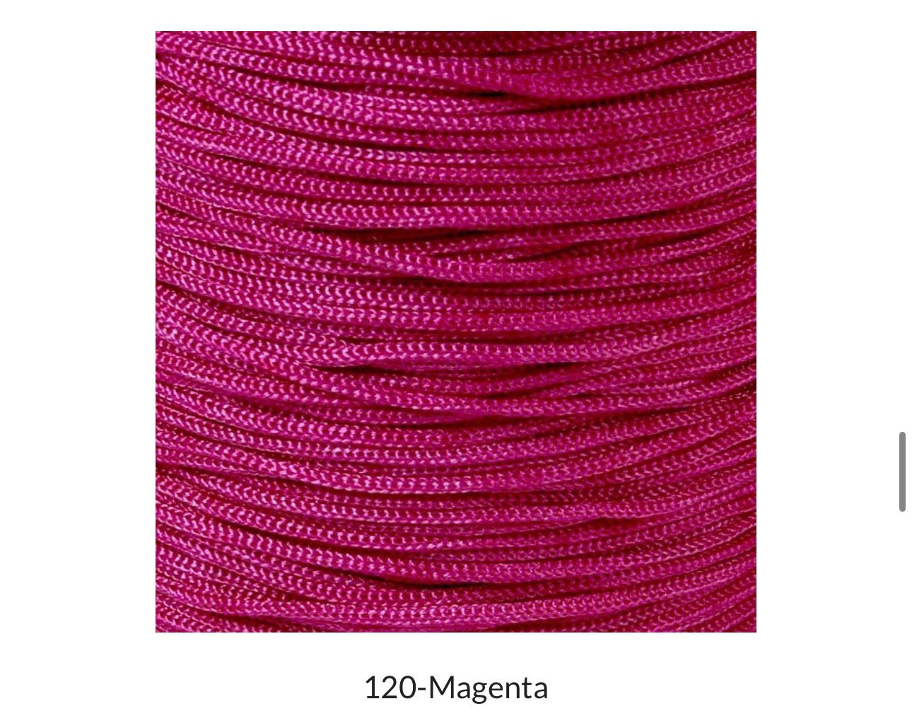 Purse Thread (1mm) - 120 Magenta