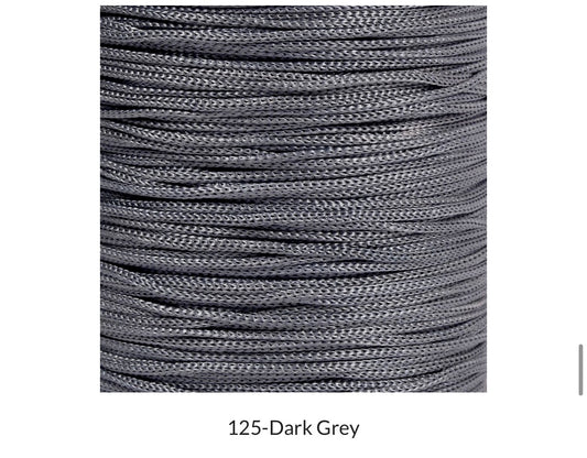Purse Thread (1mm) - 125 Dark Grey
