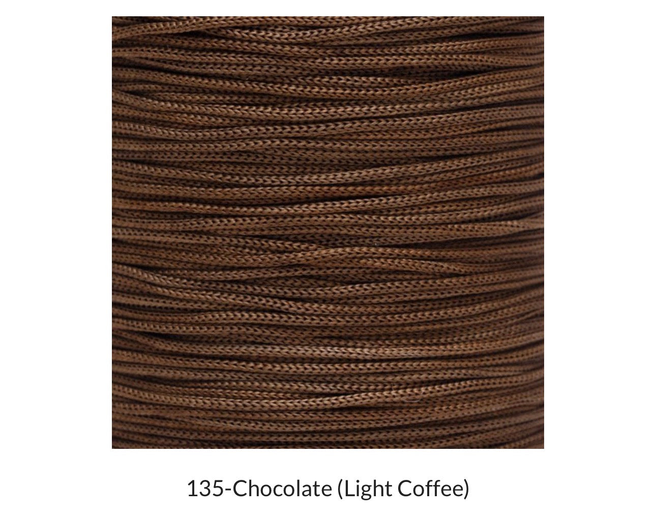 Purse Thread (1mm) - 135 Chocolate