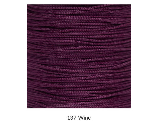 Purse Thread (1mm) - 137 Wine