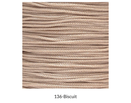 Purse Thread (1mm) - 136 Biscuit