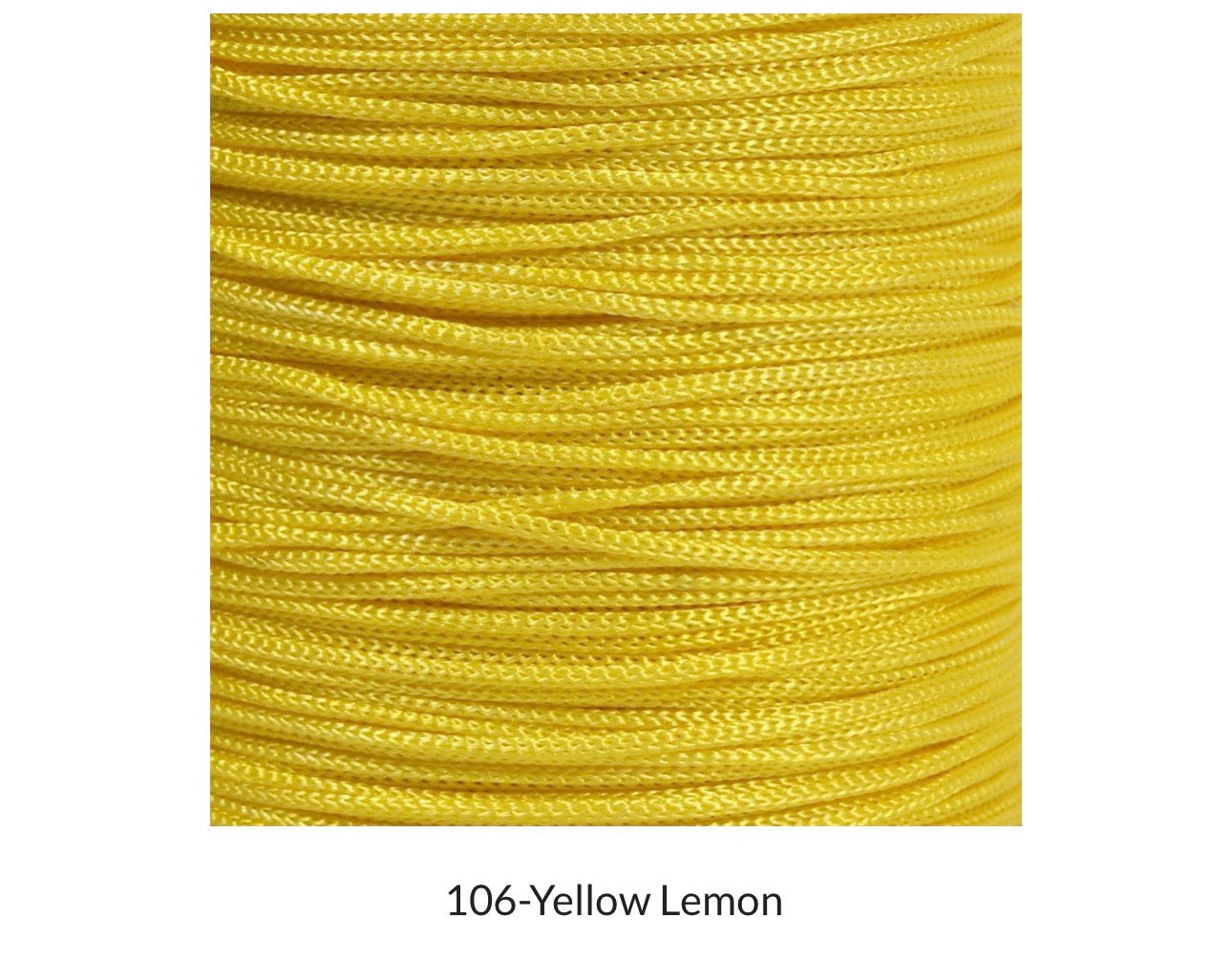 Purse Thread (1mm) - 106 Lemon Yellow
