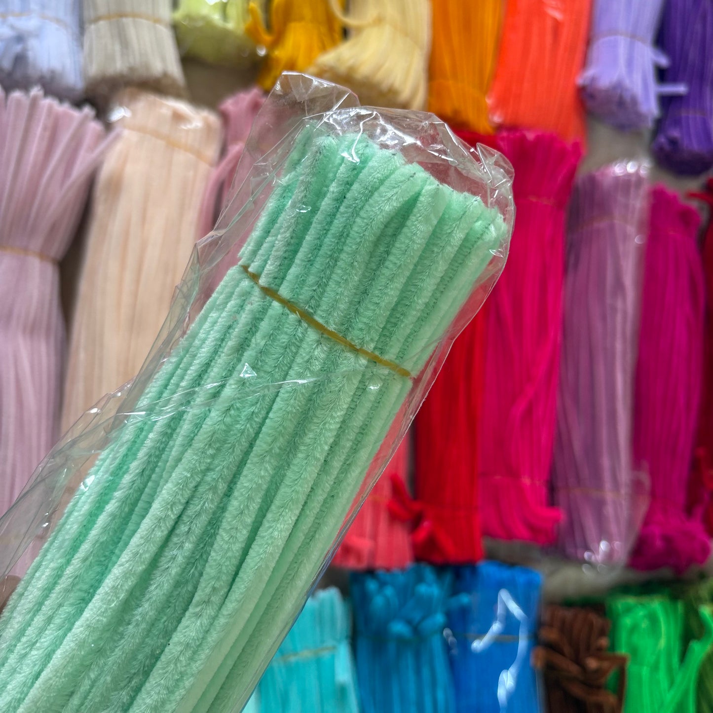Pipe Cleaners – Premium Chenille Stems (100pcs) - Mint
