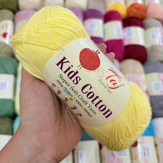Taj Kids Cotton - Shade 23 Lemon Yellow