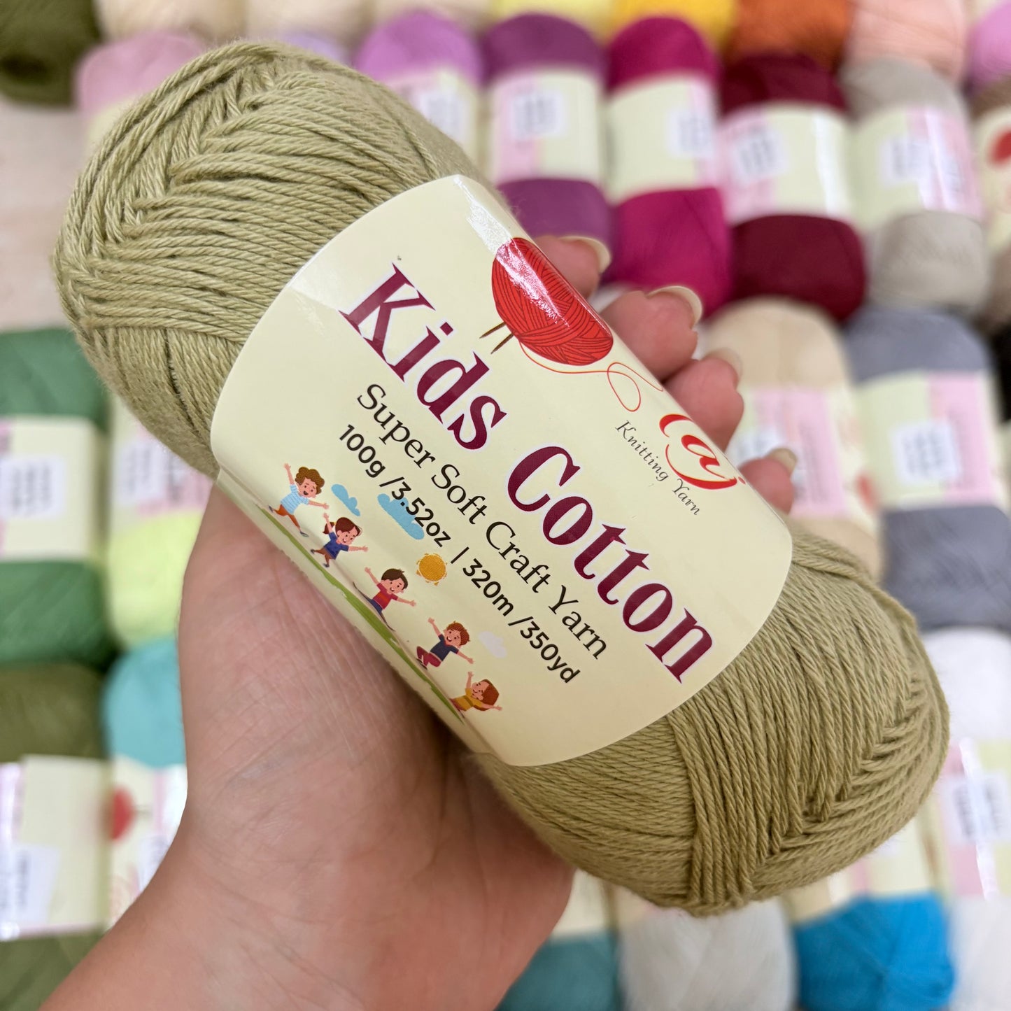 Taj Kids Cotton - Shade 09 Pastel Moss Green