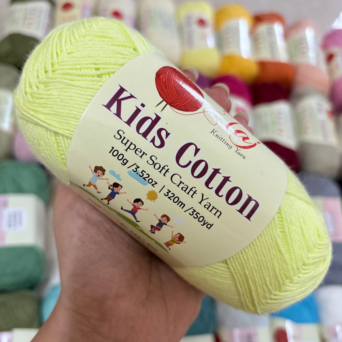 Taj Kids Cotton - Shade 11 Pastel Yellow