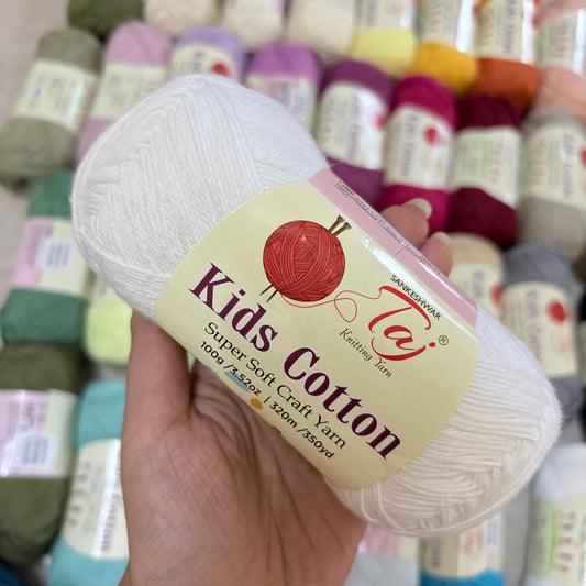 Taj Kids Cotton - Shade 39 White