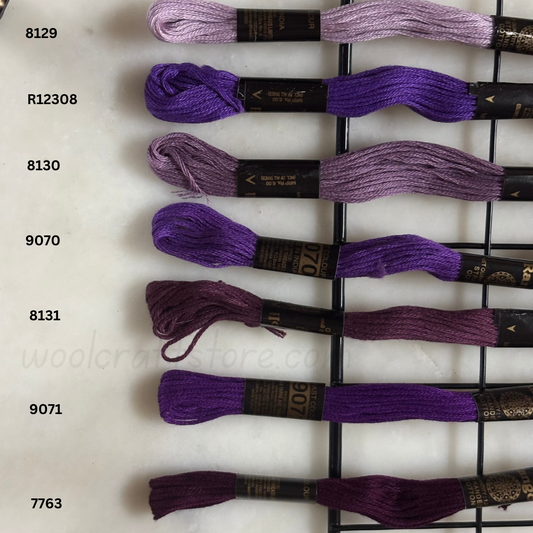 Rangoli Threads - Purple Hues
