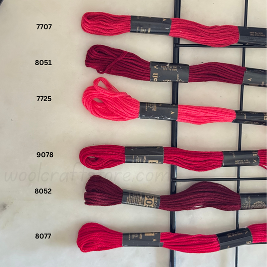 Rangoli Threads -Red Hues