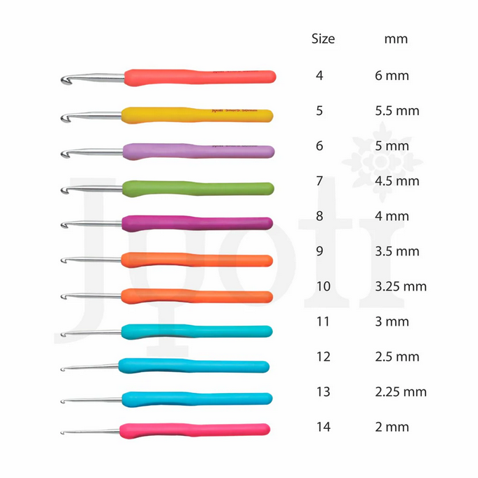 Jyoti Crochet Hooks - Plastic Handle