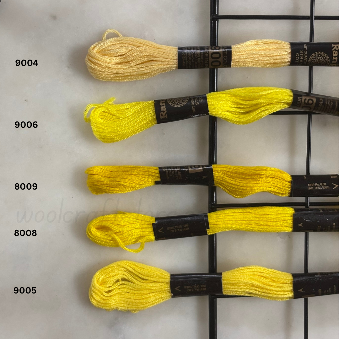 Rangoli Threads - Yellow Hues – WoolCraft Store