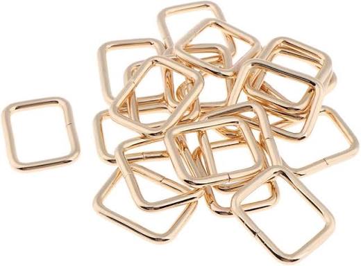 Square Ring (Golden) - 2 Pieces