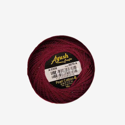 Pearl Cotton Thread No.8 - 0070A
