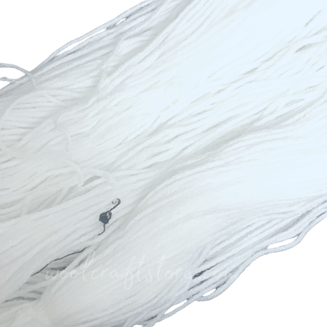 4ply Acrylic - White