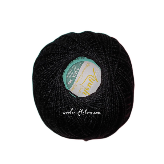 Tkt 16 (3ply) Cotton Thread - Shade 34 (Black)