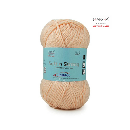 Ganga Soft n Strong Low Pill Yarn Shade 18